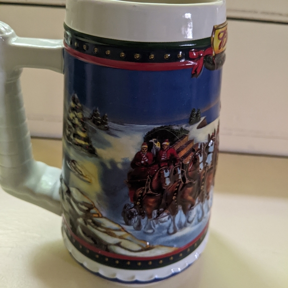 Budweiser Holiday Stein - Picture 3 of 5